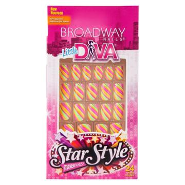Broadway Nails Little Diva Sticker Nails - Premiere
