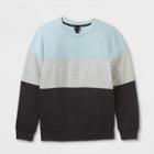 Boys' Colorblock Crew Neck Pullover Sweatshirt - Art Class