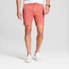 Men's 7 Linden Flat Front Chino Shorts - Goodfellow & Co Dusky Pink