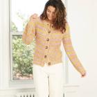 Women's Button-front Cropped Cardigan - Universal Thread Xs,