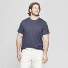 Men's Big & Tall Regular Fit Short Sleeve Lyndale Crew T-shirt - Goodfellow & Co Jamestown Blue
