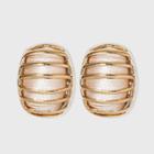 Sugarfix By Baublebar Two-tone Dome Stud Earrings - White