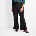Women's Plus Size Mid-rise Flare Pants - Future Collective With Kahlana Barfield Brown Black