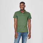 Target Men's Short Sleeve Slim Fit Loring Polo Shirt - Goodfellow & Co Banyan Tree Green
