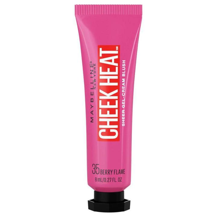 Maybelline Cheek Heat Blush Berry Flame - 0.27 Fl Oz, Pink Flame