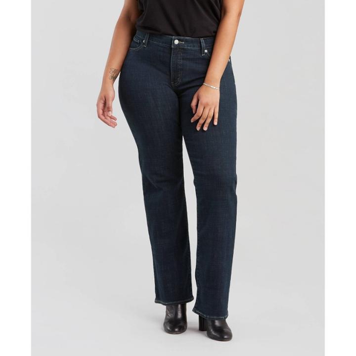 Levi's Women's Plus Size Mid-rise Classic Bootcut Jeans - Island Rinse