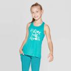 Girls' Graphic Tank Top - C9 Champion Turquoise Blue