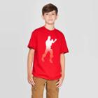 Boys' Fortnite Dance Short Sleeve T-shirt - Red