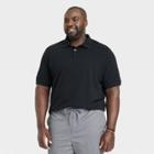 Men's Big & Tall Loring Polo Shirt - Goodfellow & Co Black