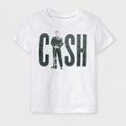 Toddler Boys' Johnny Cash Short Sleeve T-shirt - White