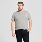 Men's Big & Tall Standard Fit Crew T-shirt - Goodfellow & Co Gray