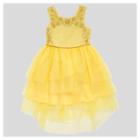 Disney Girls' Beauty And The Beast Dress - Yellow M,