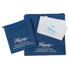 Hagerty 3 Piece Jewelry Storage Set Made From Hagerty Silversmith's Cloth With R-22 Tarnish Preventative, Canal Blue