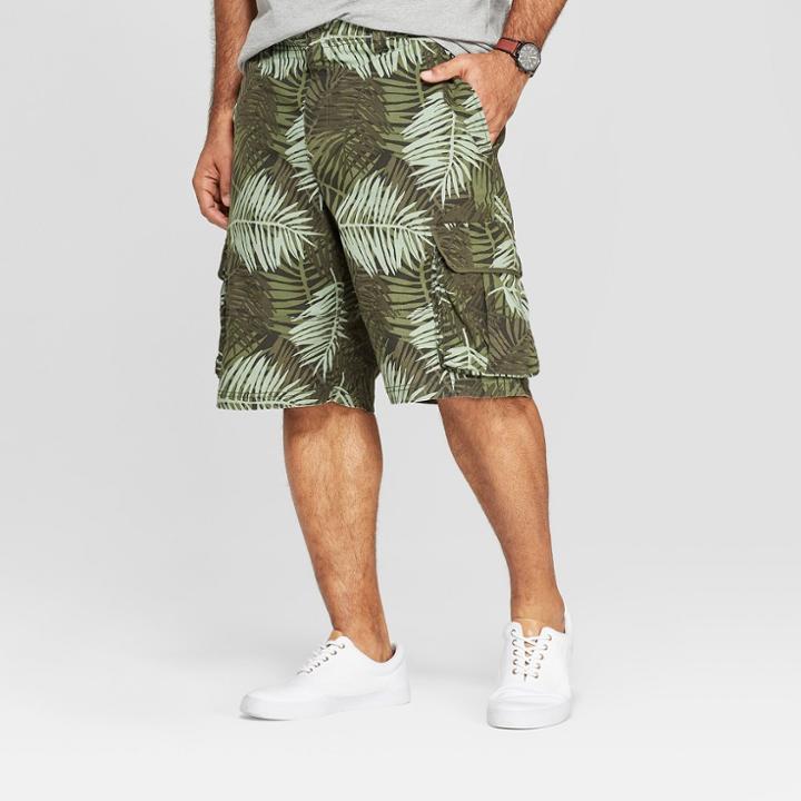 Men's Big & Tall 11 Cargo Shorts - Goodfellow & Co Green