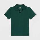 Petiteboys' Short Sleeve Performance Uniform Polo Shirt - Cat & Jack Light Green