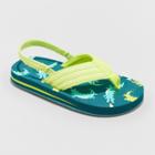 Toddler Shawn Slip-on Flip Flop Sandals - Cat & Jack Green