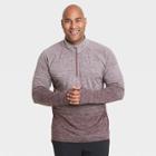 Men's Seamless 1/4 Zip Pullover - All In Motion Berry