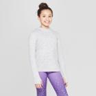 Girls' Cozy Long Sleeve Hoodie - C9 Champion Light Grey Heather M, Light Gray Heather