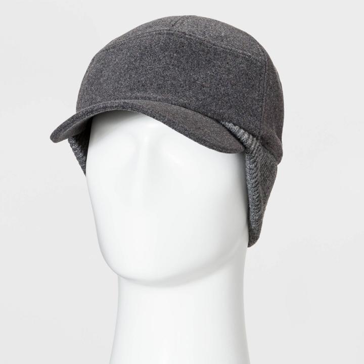 Men's Trapper Baseball Hat - Goodfellow & Co Gray One Size,