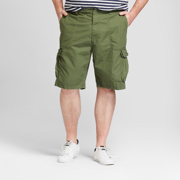 Men's 11 Big & Tall Ripstop Cargo Shorts - Goodfellow & Co Orchid
