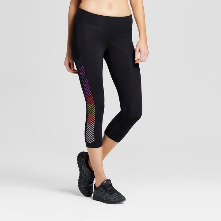 Women's Embrace Arrow Printed Capri Leggings - C9 Champion Black