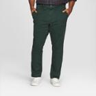 Men's Big & Tall Slim Fit Hennepin Chino - Goodfellow & Co Forest Green
