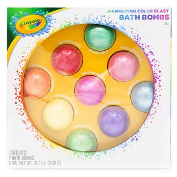 Crayola Jumbo Bath Bomb Set