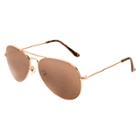 Target Men's Aviator Sunglasses- Gold