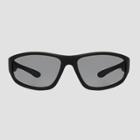 Men's Wrap Driving Sport Sunglasses - Foster Grant Black