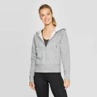 Women's Authentic Fleece Sweatshirt Full Zip - C9 Champion Gray Heather