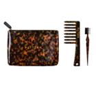 Pattern Tortoise Collection Zip Pouch Comb Edge Tool - 2pc - Ulta Beauty