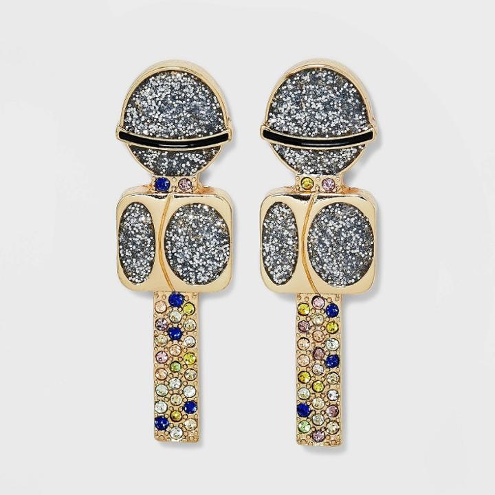 Sugarfix By Baublebar 'drop The Mic' Statement Earrings -