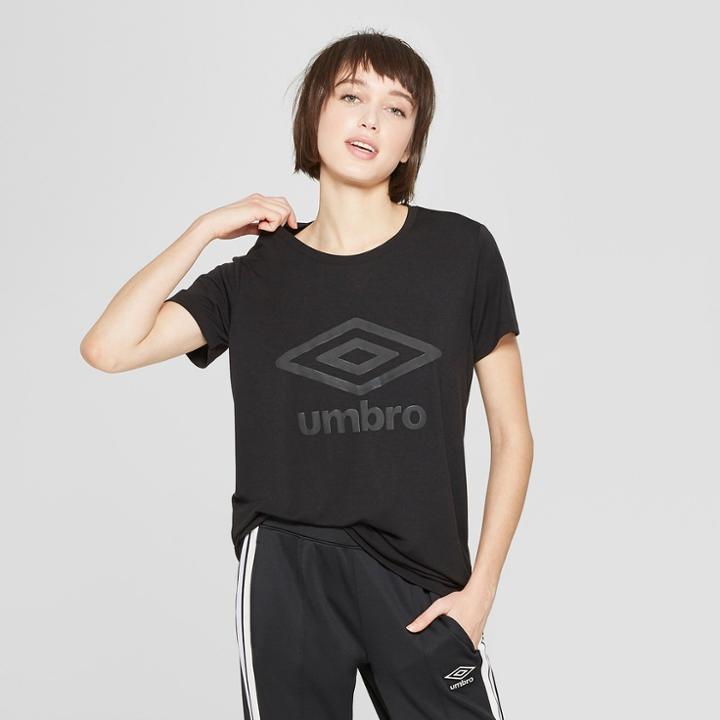 Umbro Women's Short Sleeve T-shirt Black