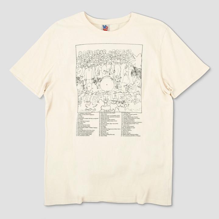 Junk Food Men's The Beatles Album Cover Short Sleeve T-shirt - Ivory