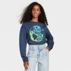 Modern Lux Women's You Can Change The World Graphic Sweatshirt - Blue