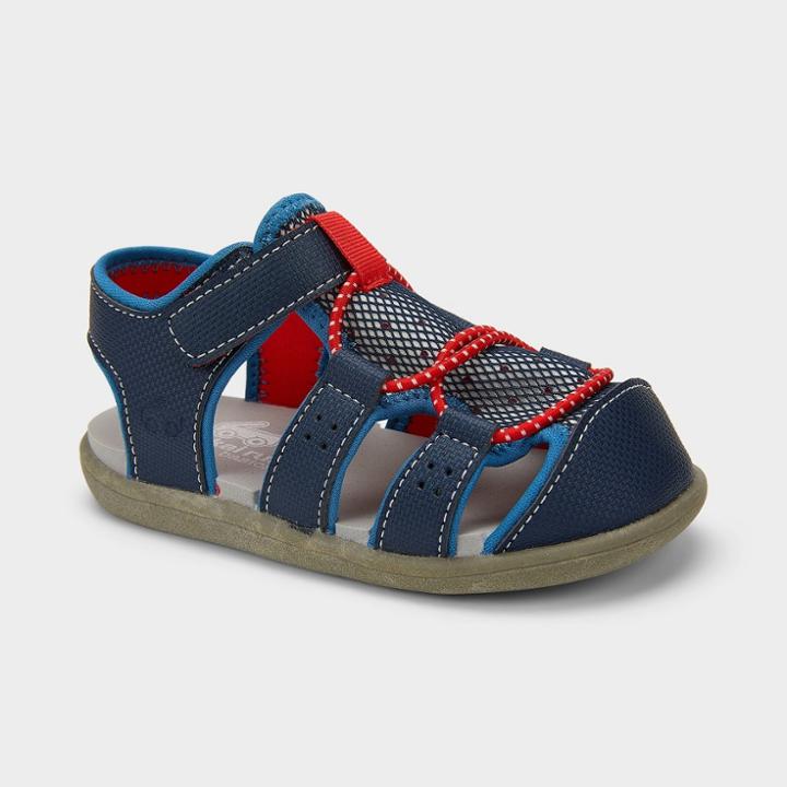 Toddler Boys' See Kai Run Basics Spencer Sandals - Navy