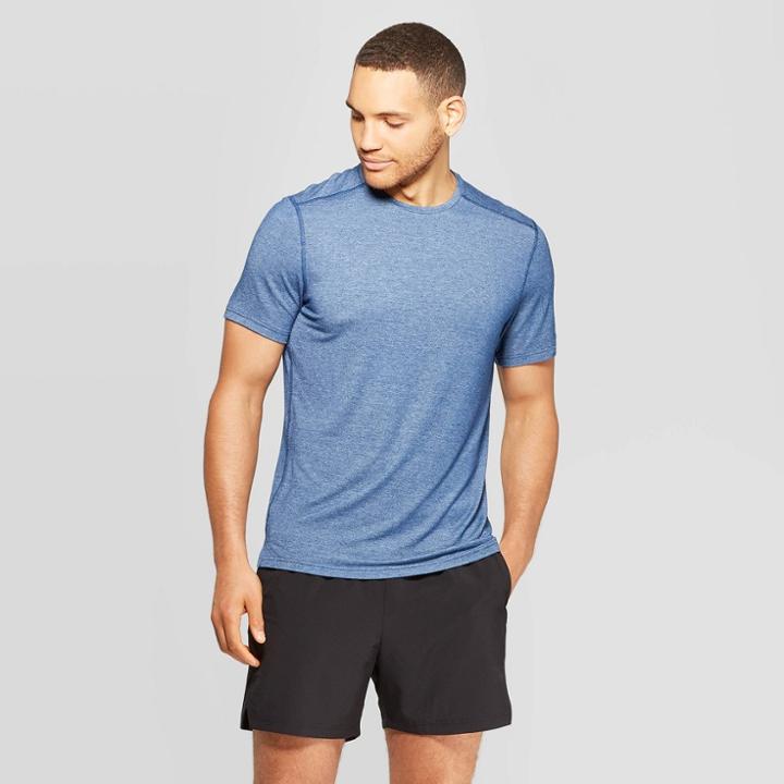 Men's Soft Touch Crew T-shirt - C9 Champion Estate Blue Heather