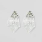 Ridged Hoop Earrings - A New Day Clear