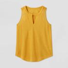 Women's Linen Tank Top - A New Day Yellow M, Women's,