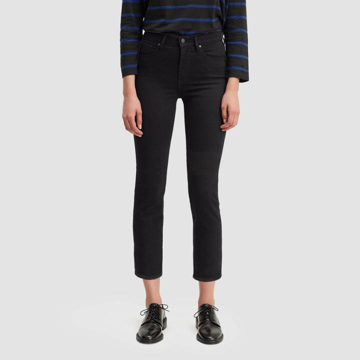 Levi's Women's 724 High-rise Straight Cropped Jeans -