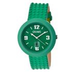 Women's Crayo Jazz Watch With Magnified Date Display-teal, Green