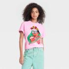 Golden Hour Women's Dia Pacheco Sugar Skull Short Sleeve Graphic T-shirt - Pink