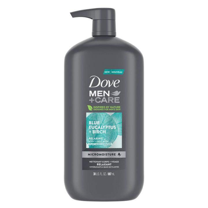 Dove Men+care Blue Eucalyptus + Birch Micromoisture Relaxing Body + Face Wash