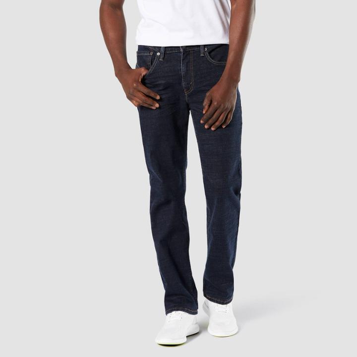 Denizen From Levi's Men's 218 Straight Fit Jeans - Deep Blue