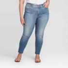 Women's Plus Size High-rise Skinny Jeans - Universal Thread Medium Wash 16w, Women's, Blue