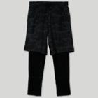 Afton Street Toddler Boys' 2pc Layering Pants - Black
