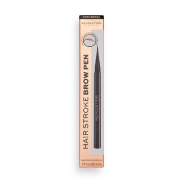Makeup Revolution Hair Stroke Brow Pen - Dark Brown