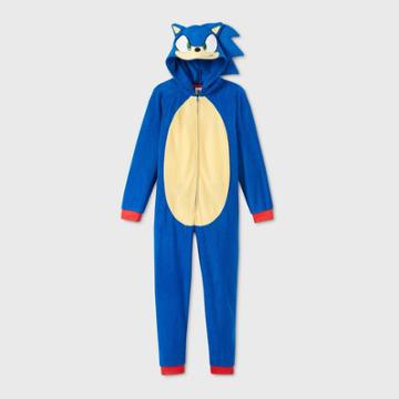 Boys' Sonic The Hedgehog Blanket Sleeper Union