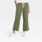 Women's High-rise Knit Flare Pull-on Pants - Universal Thread Green