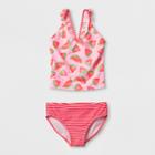 Girls' Watermelon Time Tankini Set - Cat & Jack Pink